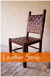 leather strap chair