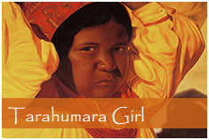 Tarahumara Girl painting