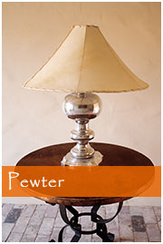 Salsa Style pewter lamp